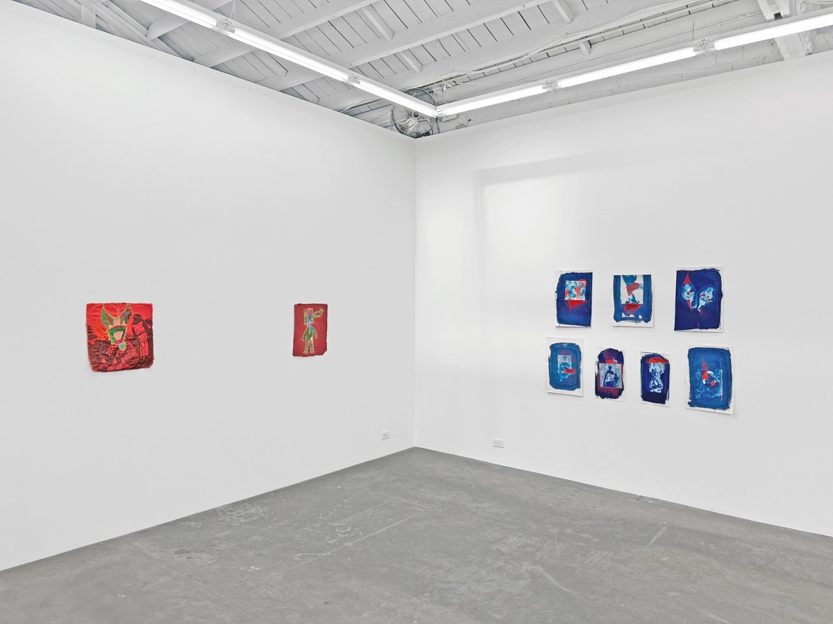 Installation view of GRISELDA ROSAS: Donde pasó antes (Where it happened before), on view from January 13 to February 17, 2024