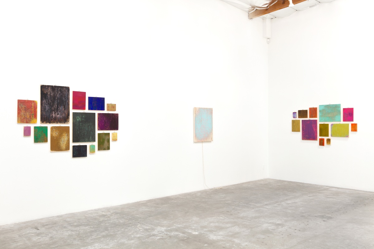 Installation View of Margie Livingston: The Earth is a Brush