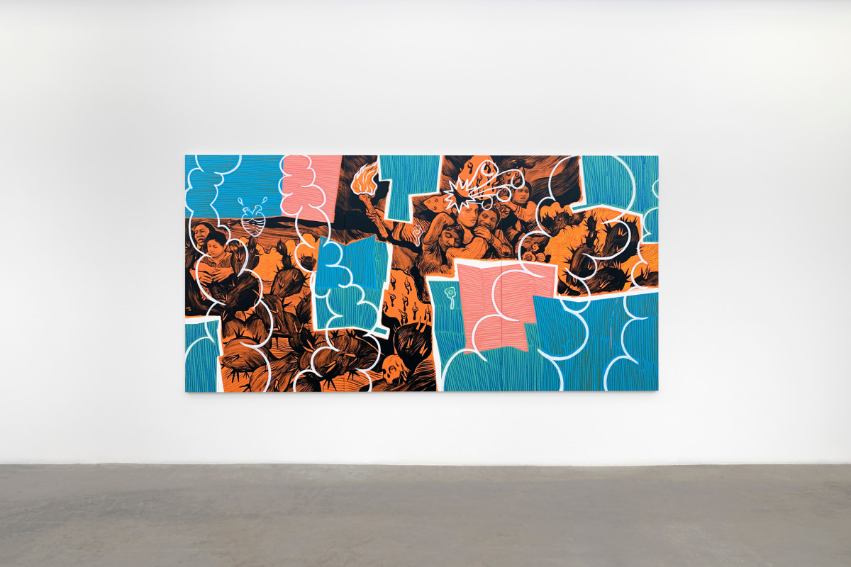 Installation view of Hugo Crosthwaite, Caravan