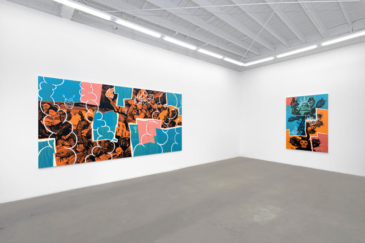 Installation view of Hugo Crosthwaite, Caravan