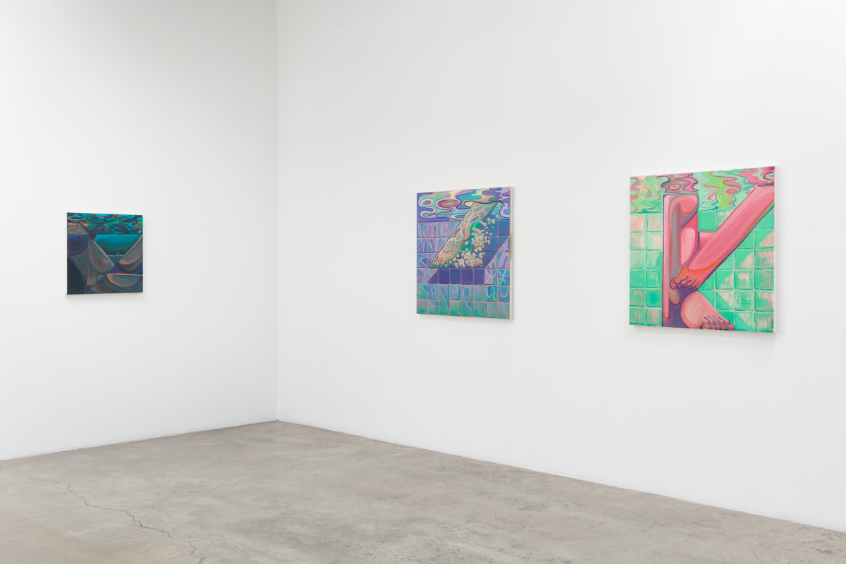 Installation View of Ethan Gill: New Paintings