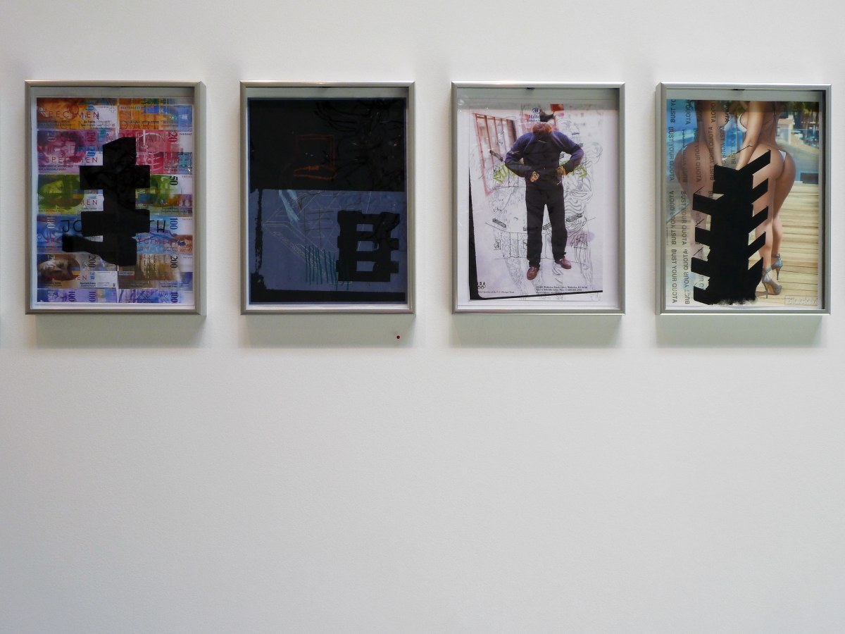 Installation View of Chris Lipomi and Jason Sherry: Works on Paper and Sculpture