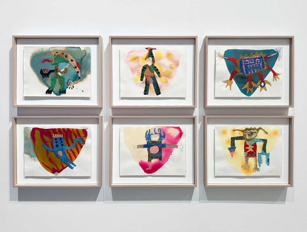 Installation view of Griselda Rosas,&nbsp;2025 California Biennial: Desperate, Scared, But Social, Orange County Museum of Art