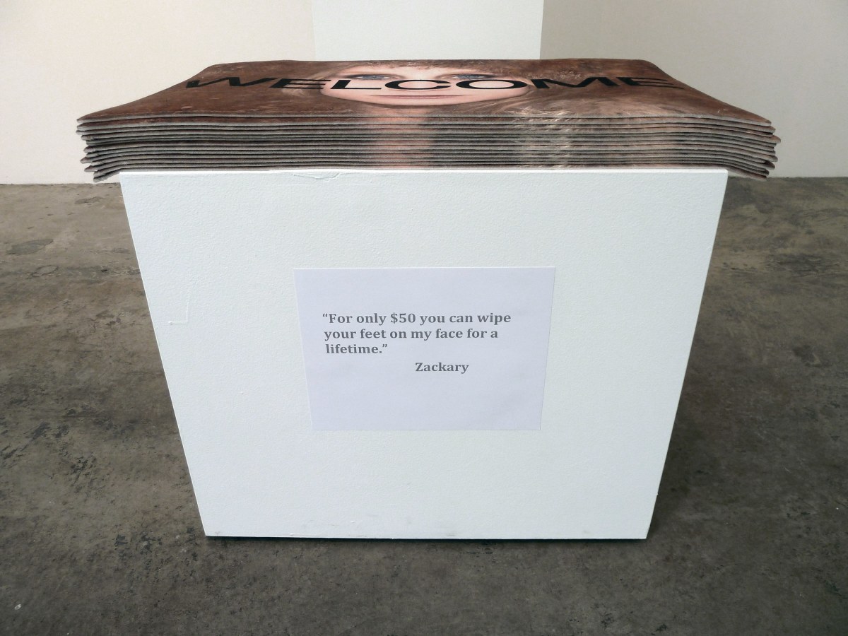Installation View of Zackary Drucker and Amos Mac: Distance is where your heart is, home is where you hang your heart