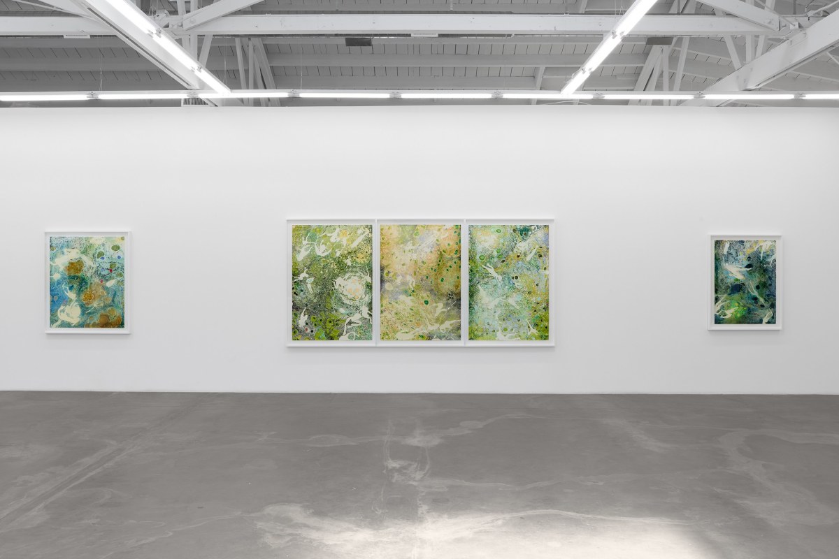 Installation view of Melissa Huddelston: Primordial Spring,&nbsp;June 22 - August 3, 2024