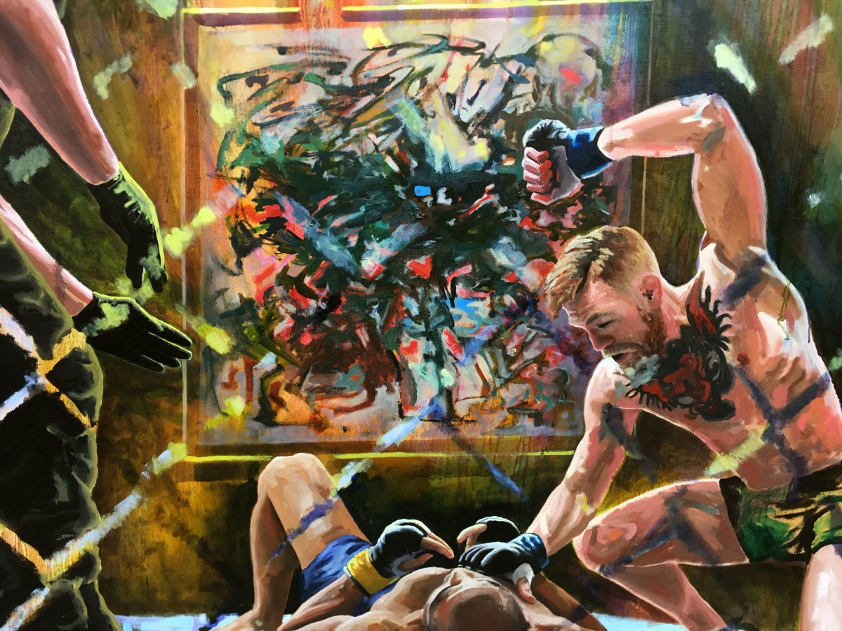 Chris Barnard&nbsp; Action Painting, 2020