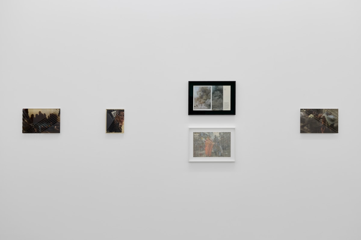 Installation view of CUT – Six Artists on the Edge, on view November 9 – December 21, 2024