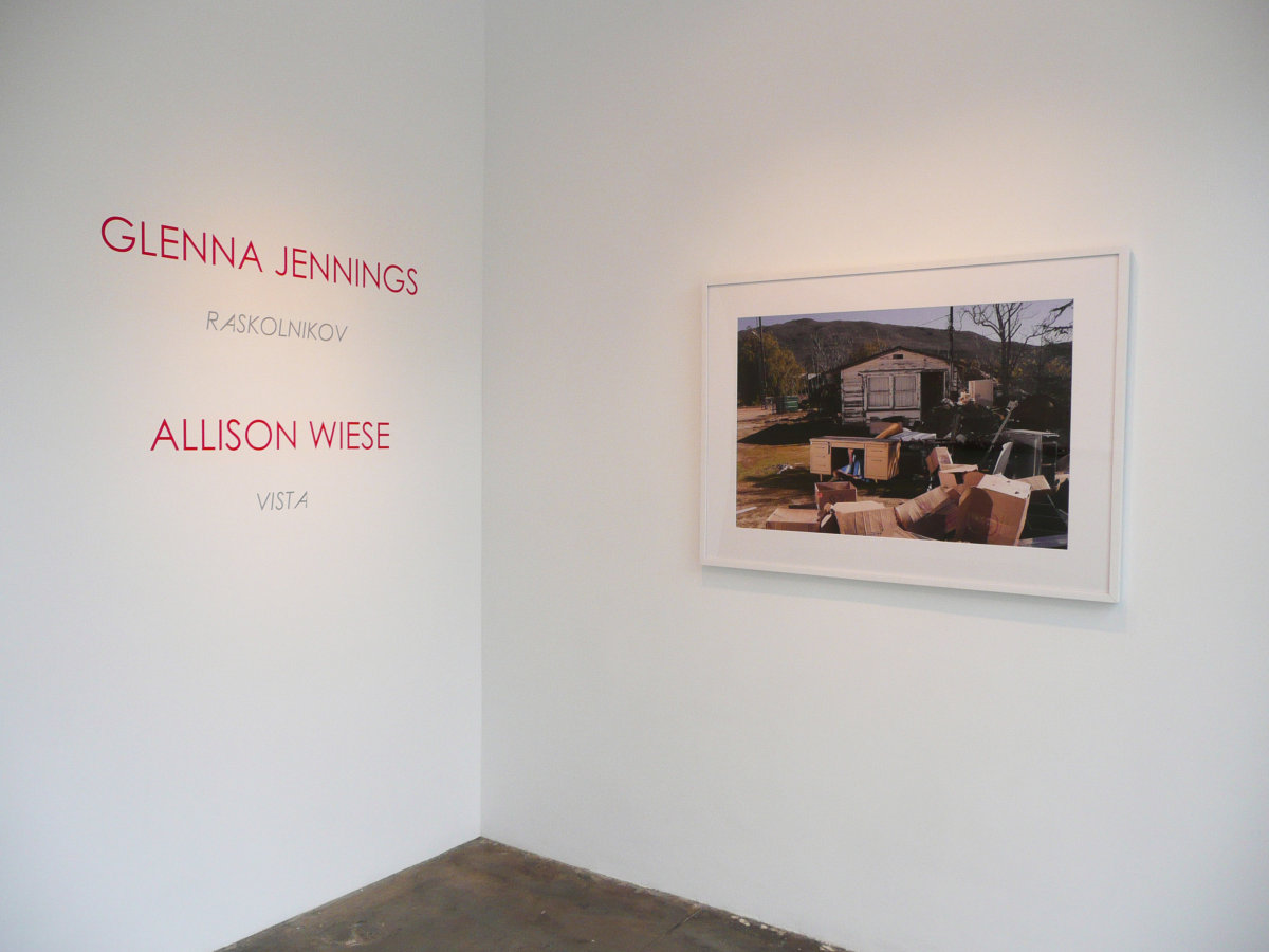 Installation View of Glenna Jennings: Raskolnikov