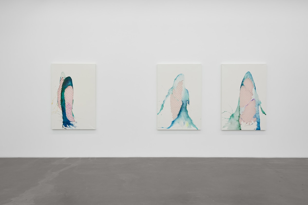 Installation view of Sherin Guirguis: A’aru // Field of Reeds: Gathering, on view from November 4 - December 22, 2023