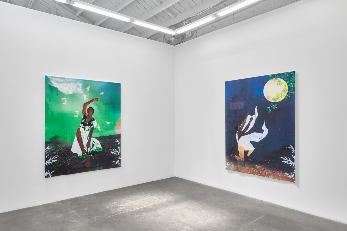 Installation view of CARLA JAY HARRIS: Flight, on view from April 29 - June 10, 2023