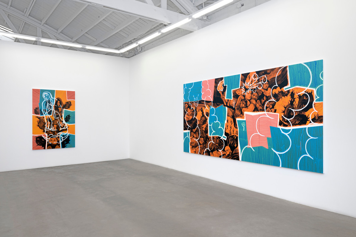 Installation view of Hugo Crosthwaite, Caravan