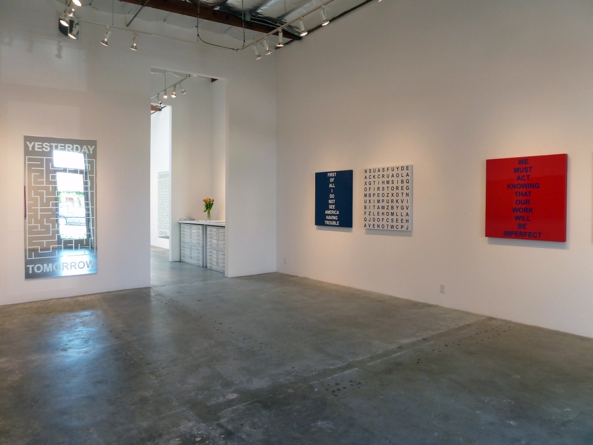Installation View of Marcos Ram&iacute;rez ERRE: Playing Series Serious