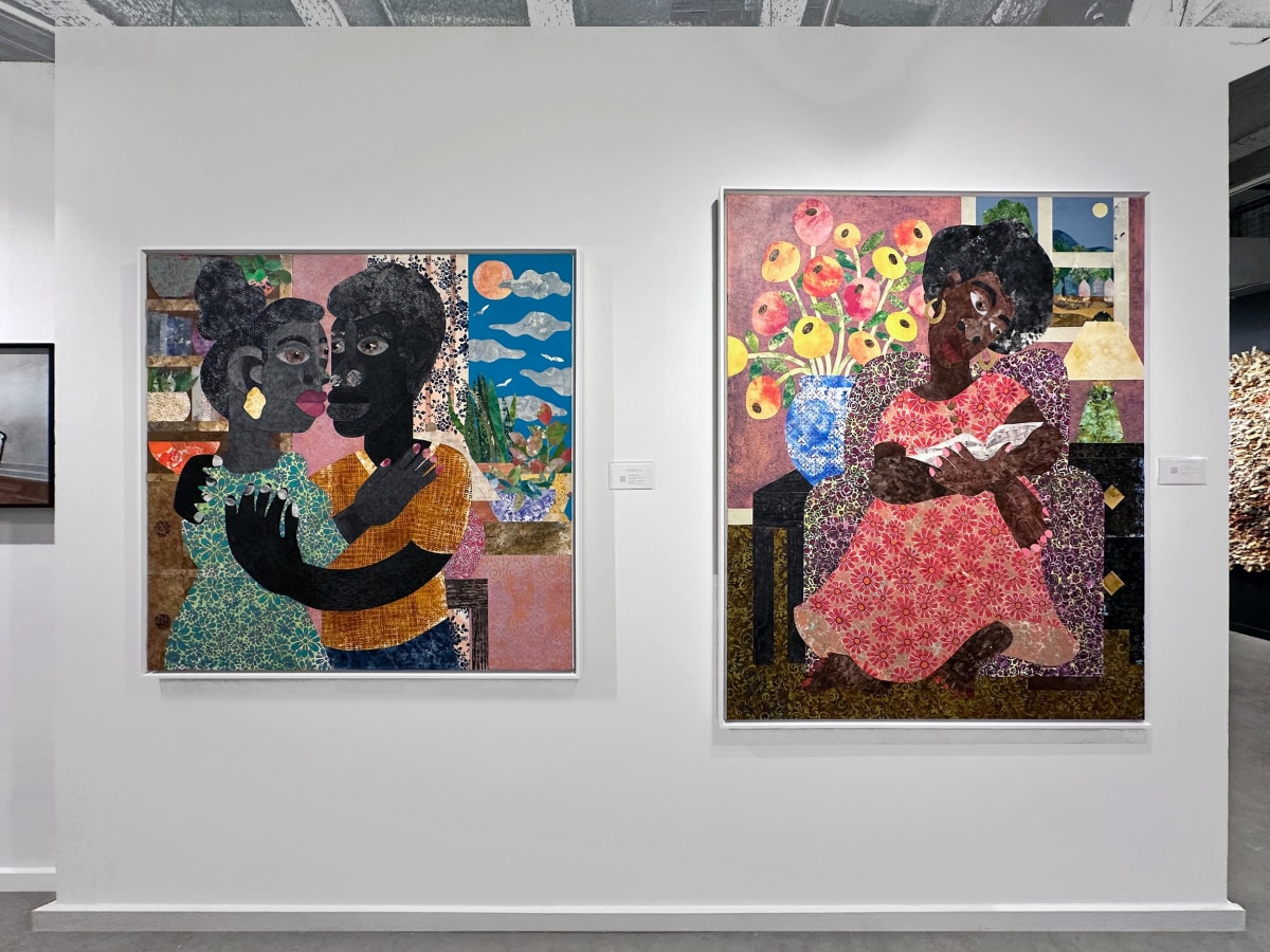 Installation view of Dallas Art Fair, Booth C-1, on view from&nbsp;April 4 - 7, 2024