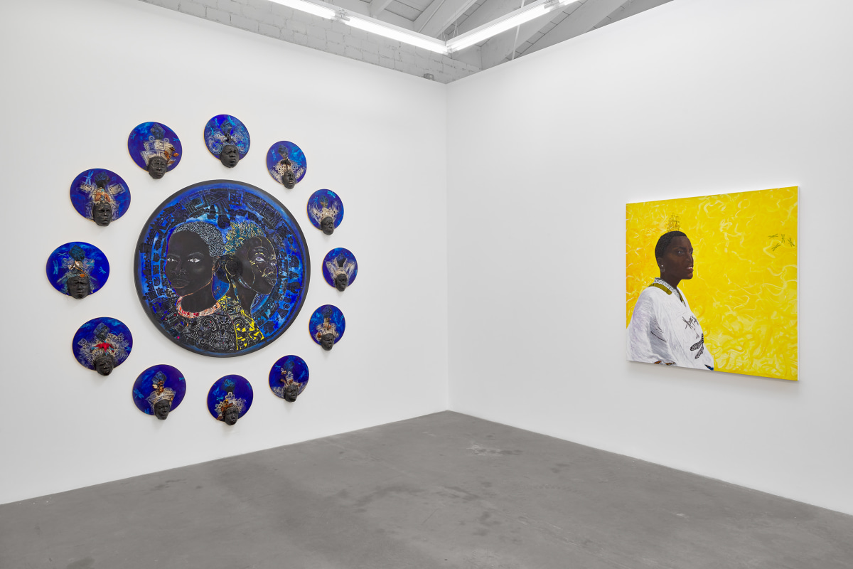 Installation view of YRNEH GABON: Spirit Leads Me, on view from February 24 - April 13, 2024