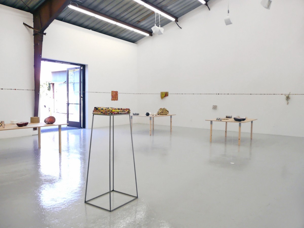 Installation View of Margie Livingston: Paint Objects