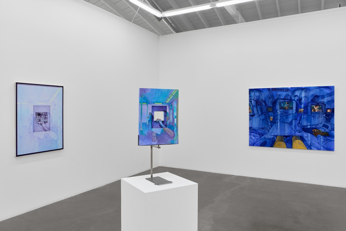Installation view of LAURA KARETZKY: Liar, Liar, on view April 19 – May 31, 2025