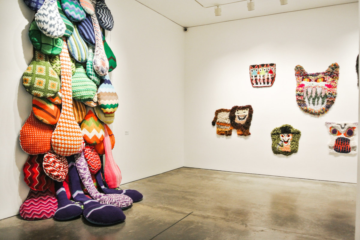 Installation View of&nbsp;thread.​ at the Long Beach Museum of Art