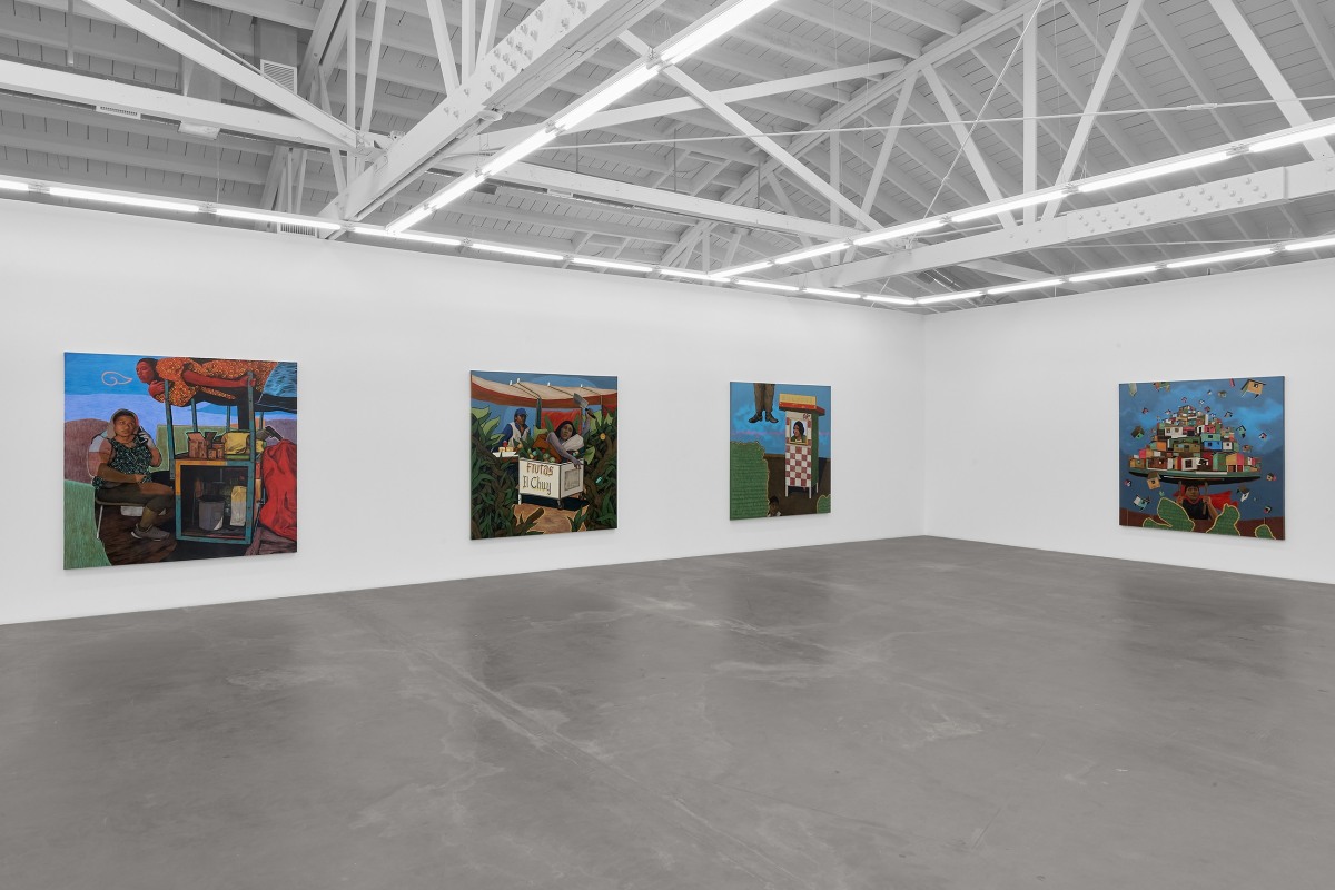 Installation view of HUGO CROSTHWAITE: Ex-voto, on view March 1 &ndash; April 5, 2025