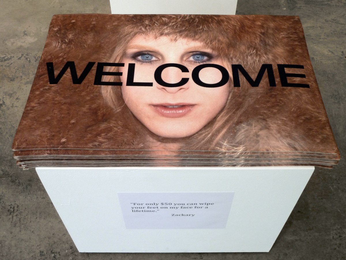 Installation View of Zackary Drucker and Amos Mac: Distance is where your heart is, home is where you hang your heart