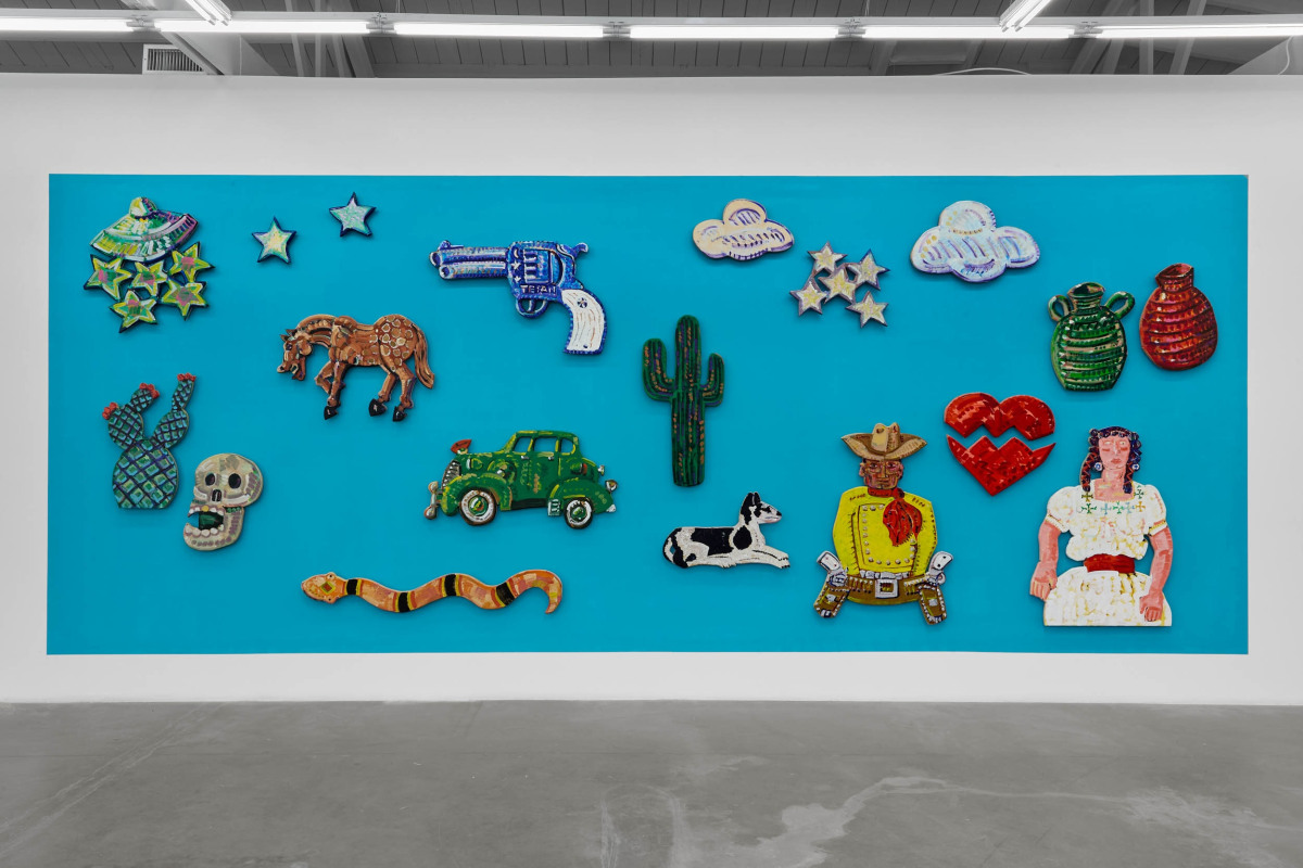 Installation view of&nbsp;Frank Romero: California Dreaming, on view September 13 &ndash; October 25, 2025