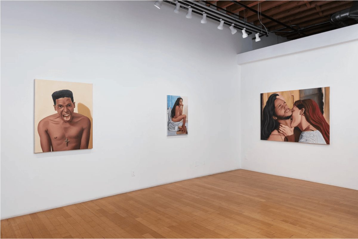 Installation view of They Devoured Everything