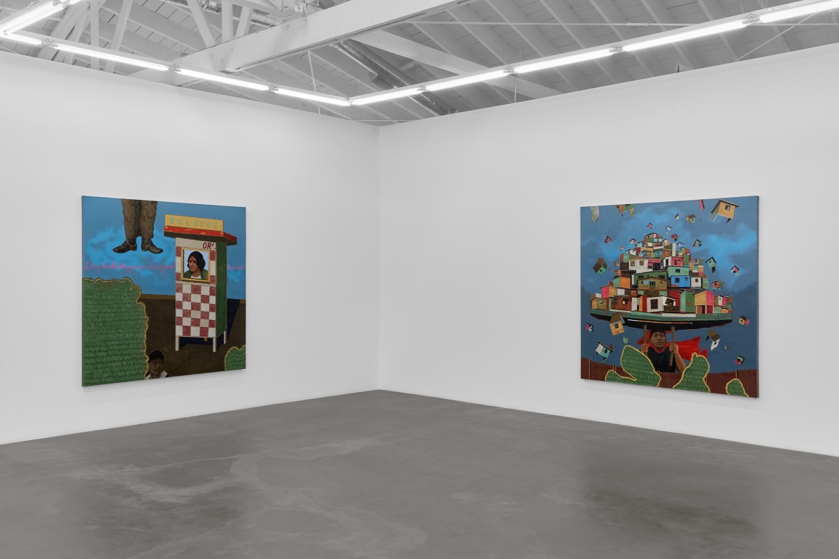 Installation view of HUGO CROSTHWAITE: Ex-voto, on view March 1 &ndash; April 5, 2025