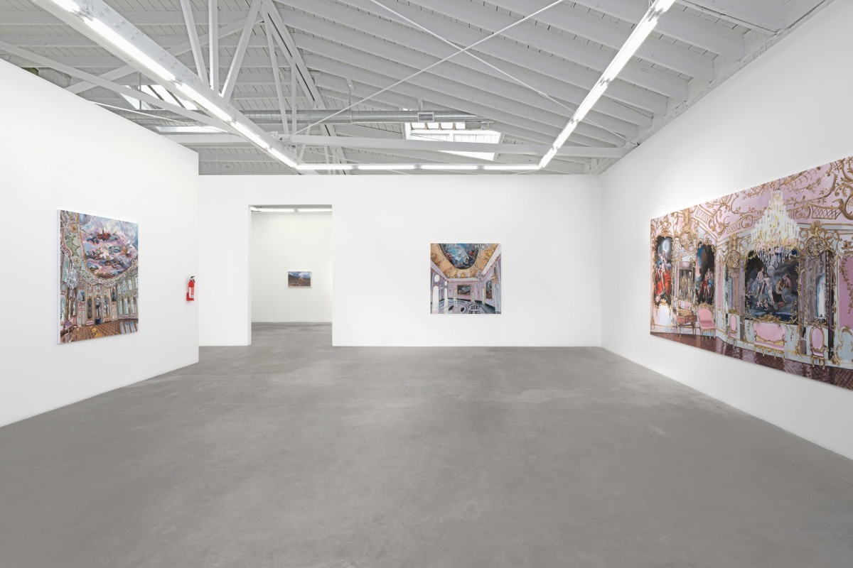 Installation view of Jean Lowe, Light and Space