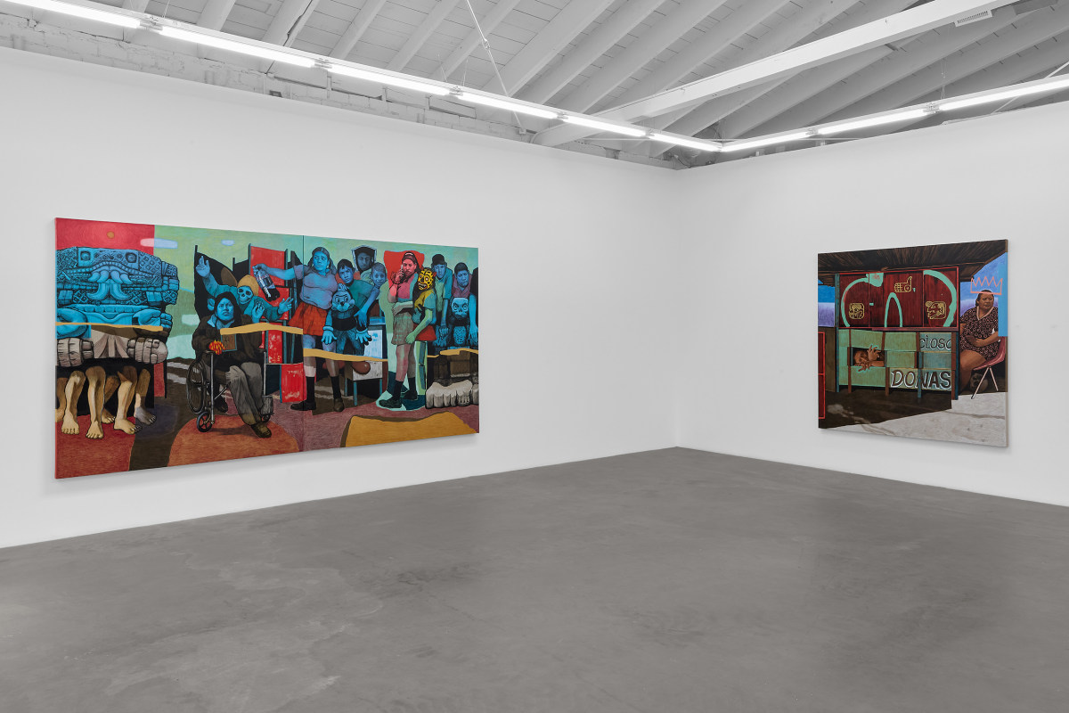 Installation view of HUGO CROSTHWAITE: Ex-voto, on view March 1 – April 5, 2025