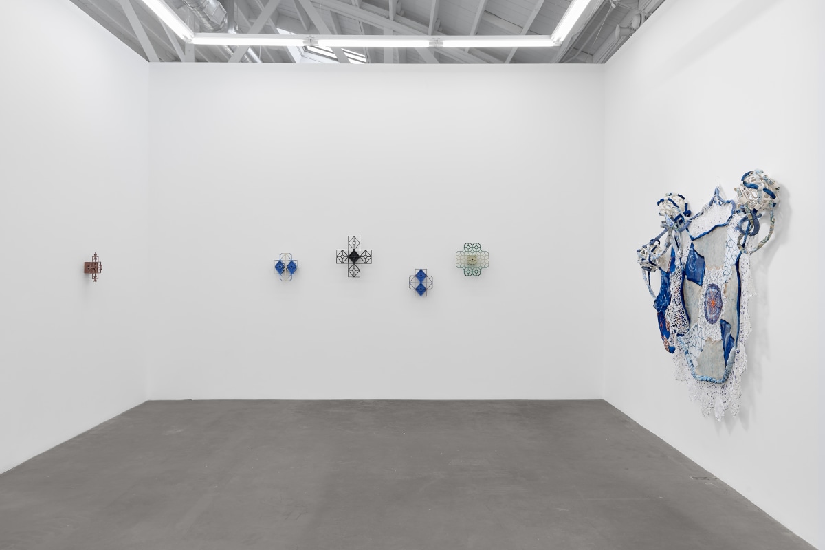 Installation view of&nbsp;CUT &ndash; Six Artists on the Edge, on view November 9 &ndash; December 21, 2024