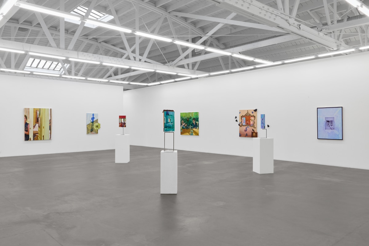Installation view of LAURA KARETZKY: Liar, Liar, on view April 19 – May 31, 2025