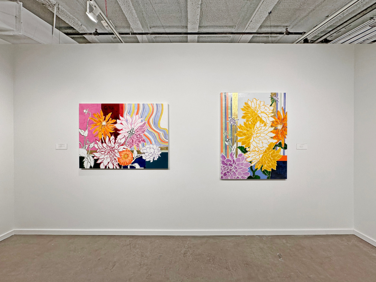 Installation view of Dallas Art Fair, Booth C-1, on view from&nbsp;April 10 &ndash; 13, 2025