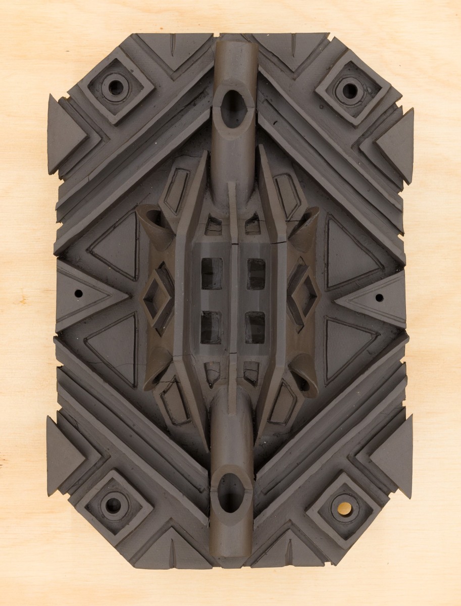 Rodrigo Valenzuela, Airstrip #5, 2020, Ceramic, 16 x 11 x 3 in.