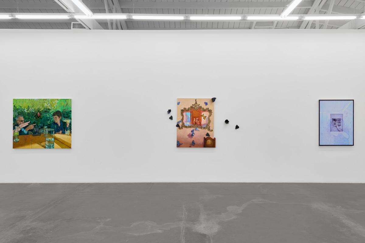 Installation view of LAURA KARETZKY: Liar, Liar, on view April 19 – May 31, 2025