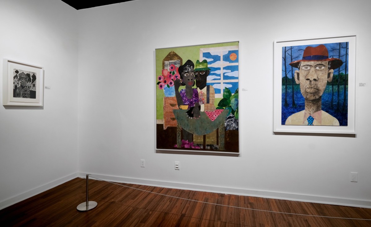 Installation view of&nbsp;Evita Tezeno: Out of Many, Houston Museum of African American Culture on view from April 28 - June 17, 2023