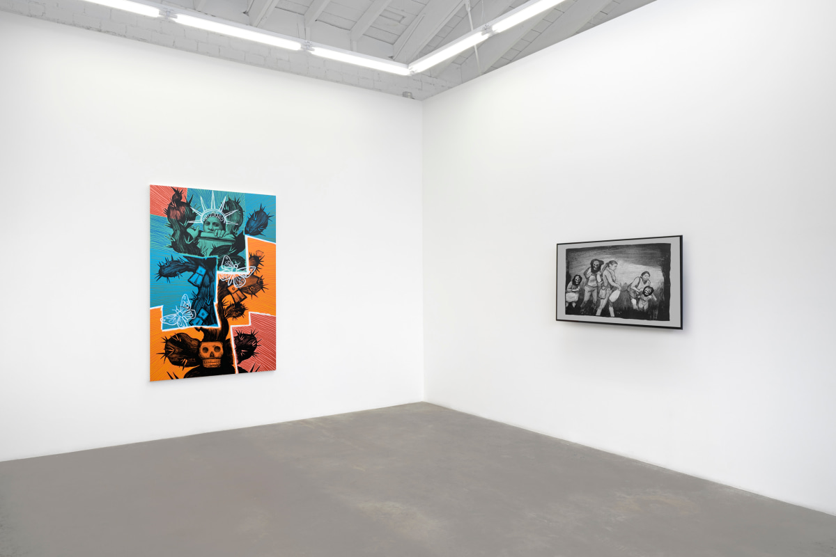 Installation view of Hugo Crosthwaite, Caravan