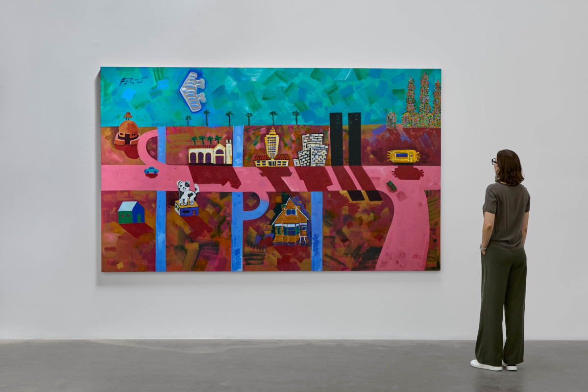 Installation view of&nbsp;Frank Romero: California Dreaming, on view September 13 &ndash; October 25, 2025