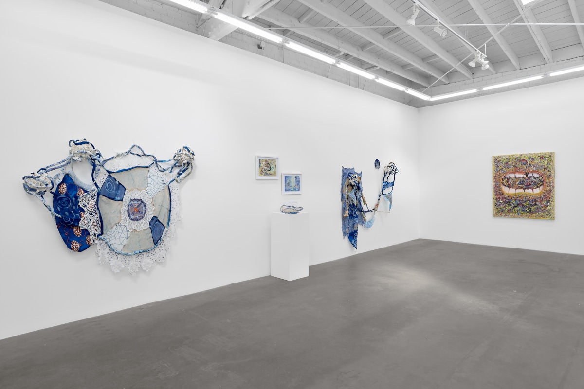 Installation view of&nbsp;CUT &ndash; Six Artists on the Edge, on view November 9 &ndash; December 21, 2024