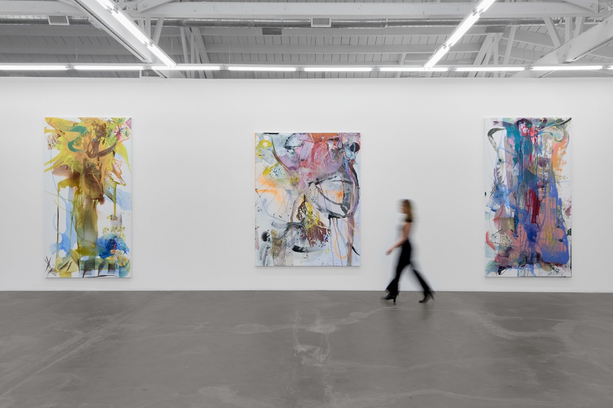 Installation view of MAGGIE MICHAEL: Root Chords, Earth to Sky, on view January 11 &ndash; February 22, 2025