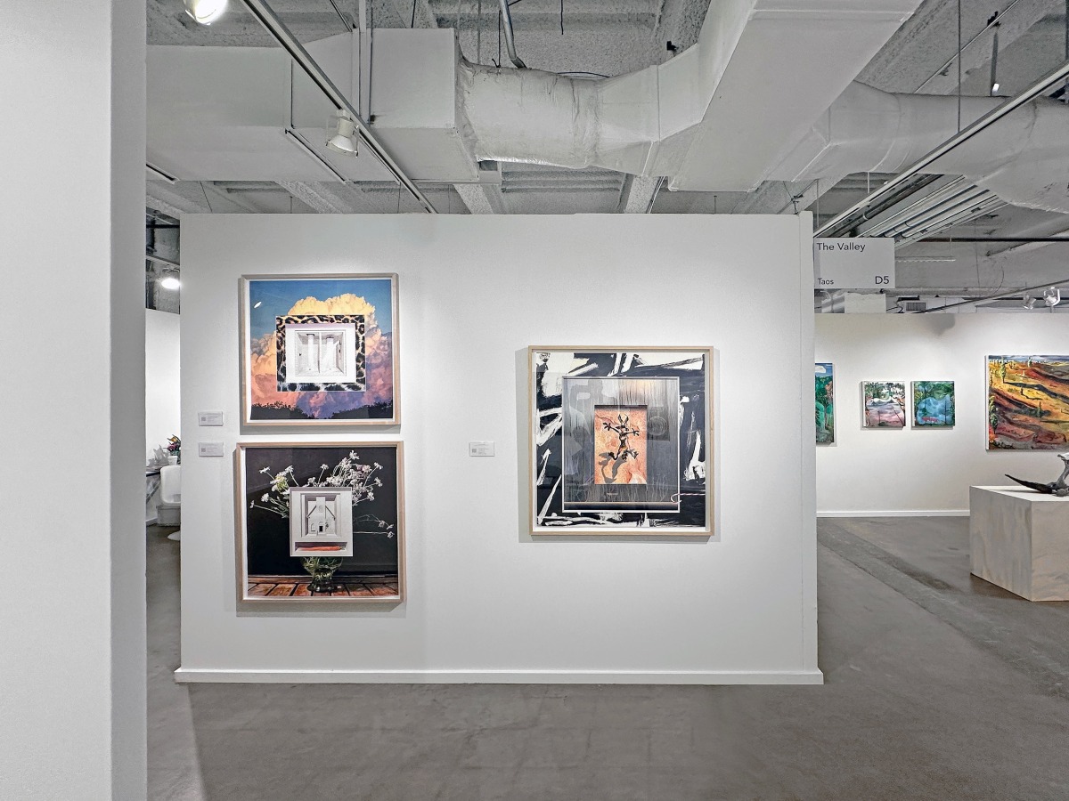 Installation view of Dallas Art Fair, Booth C-1, on view from&nbsp;April 4 - 7, 2024