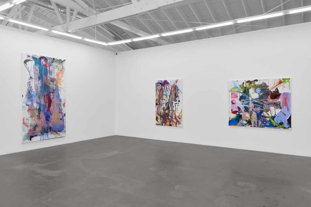 Installation view of MAGGIE MICHAEL: Root Chords, Earth to Sky, on view January 11 &ndash; February 22, 2025