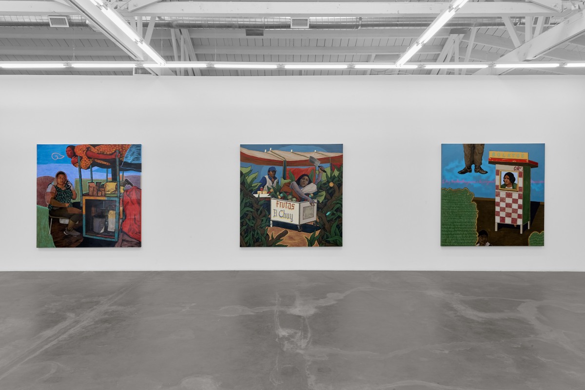 Installation view of HUGO CROSTHWAITE: Ex-voto, on view March 1 &ndash; April 5, 2025