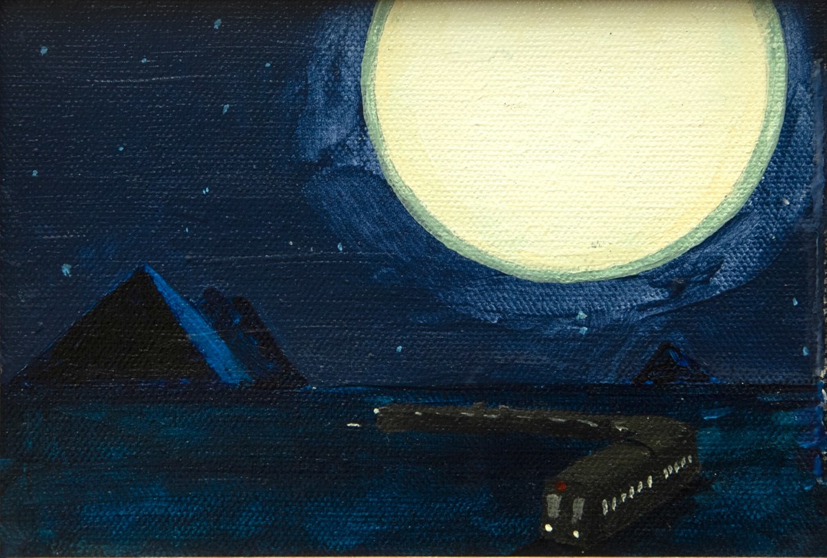 Jim Adams Nubian Express (Blue Moon), 2020