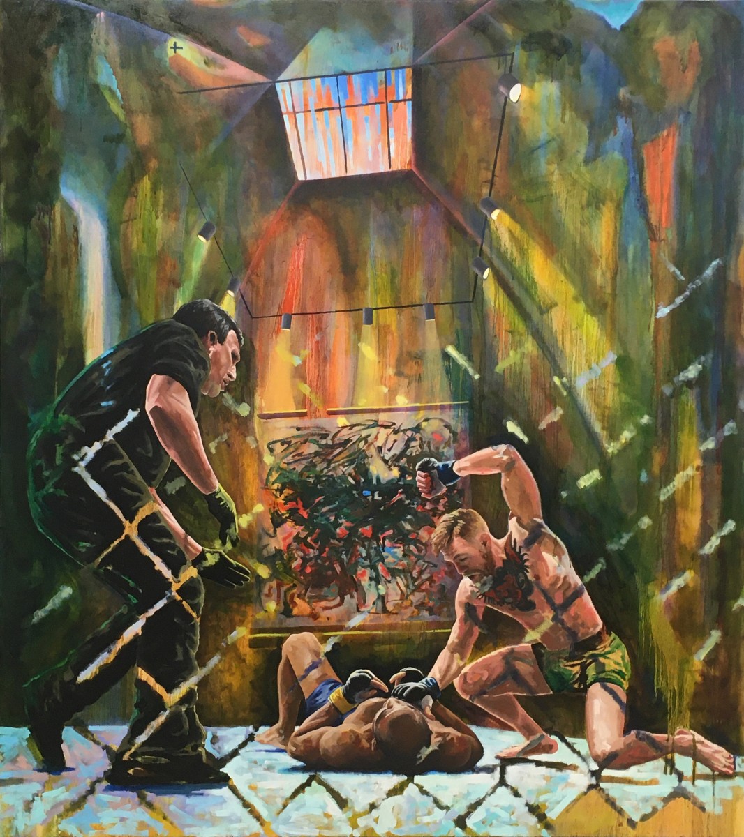 Chris Barnard Action Painting, 2020