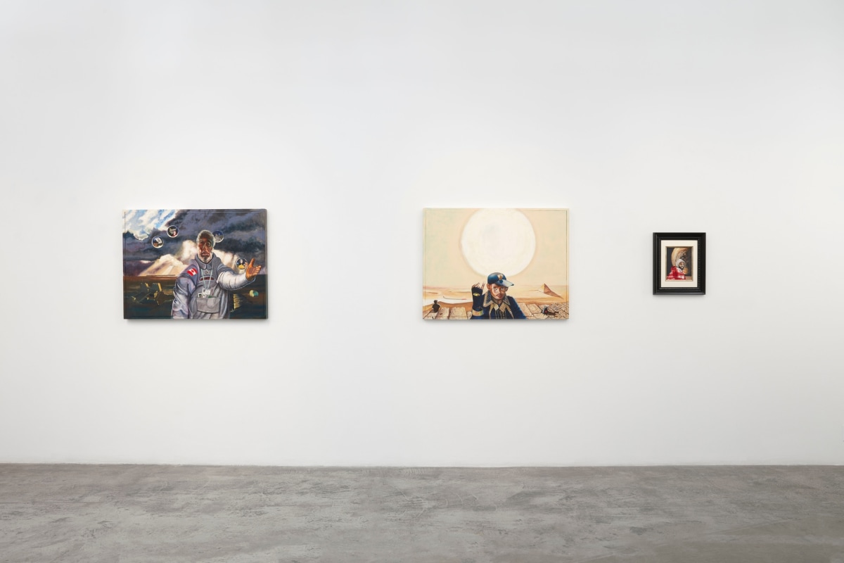 Installation view of Jim Adams: Eternal Witness 