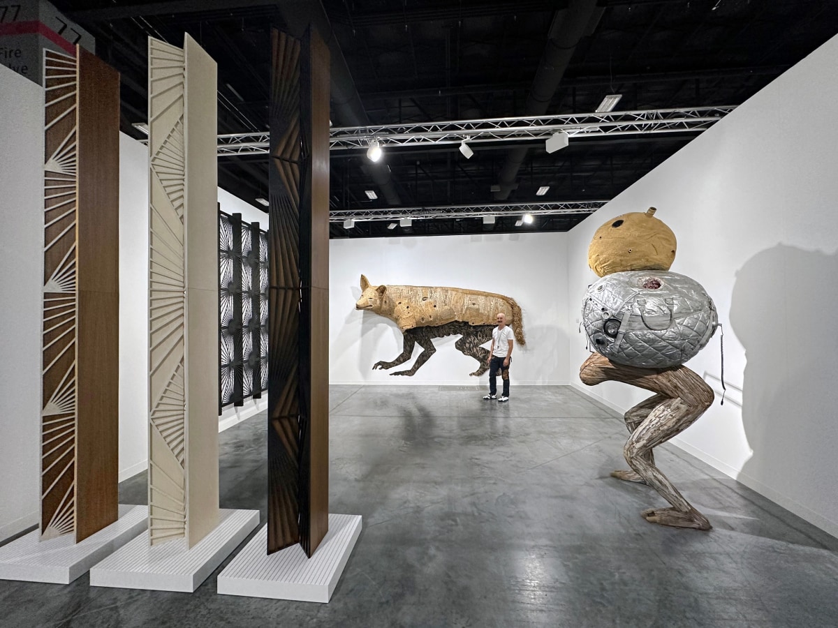 Installation view of Art Basel Miami Beach, Nova Sector, N19, on view from December 8-10, 2023