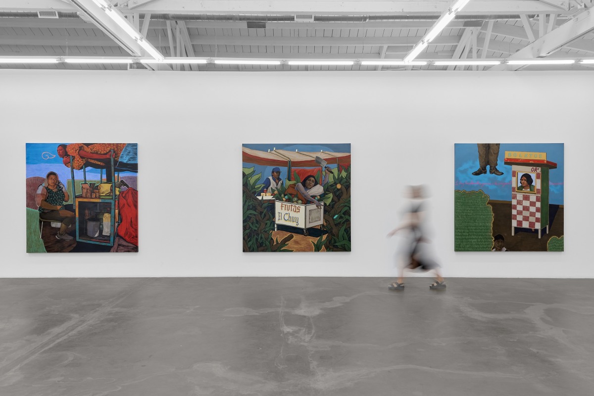 Installation view of HUGO CROSTHWAITE: Ex-voto, on view March 1 – April 5, 2025