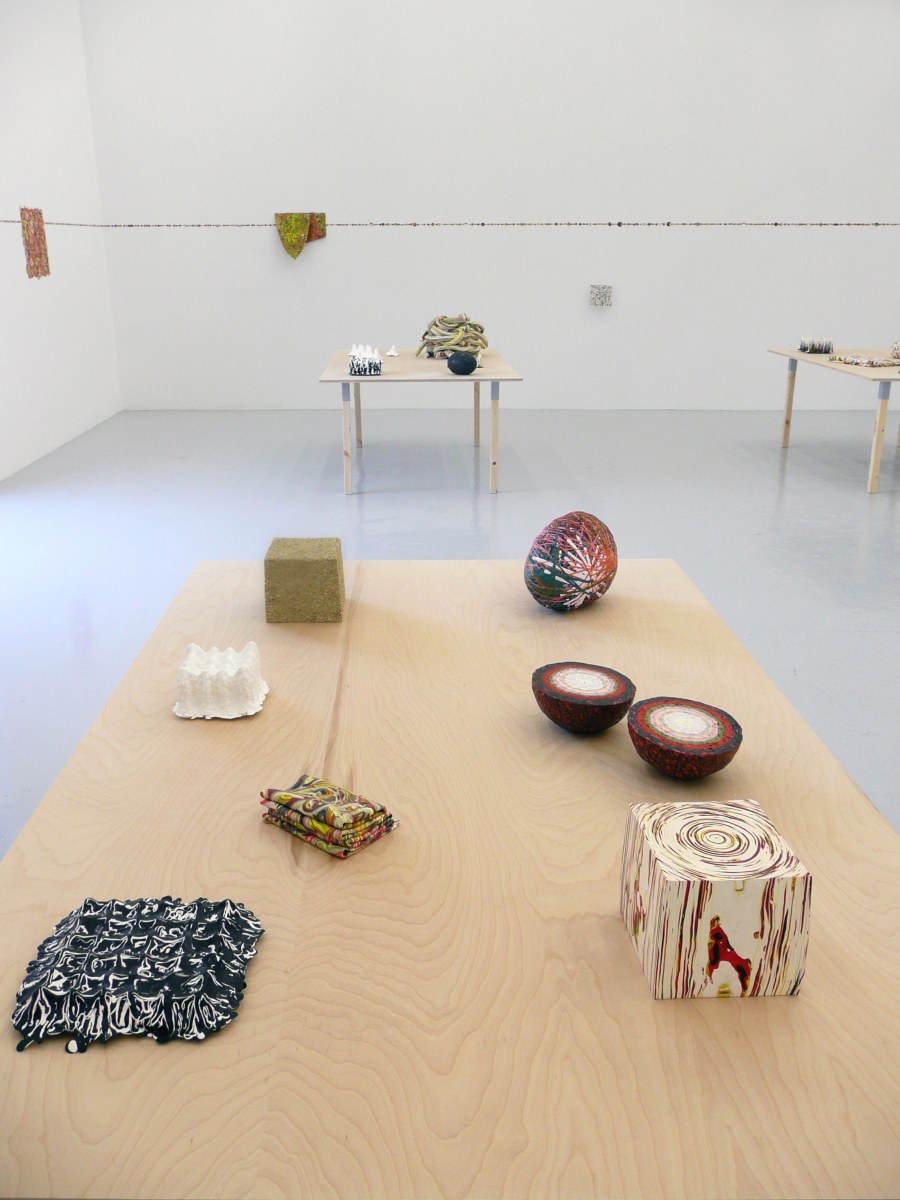 Installation View of Margie Livingston: Paint Objects