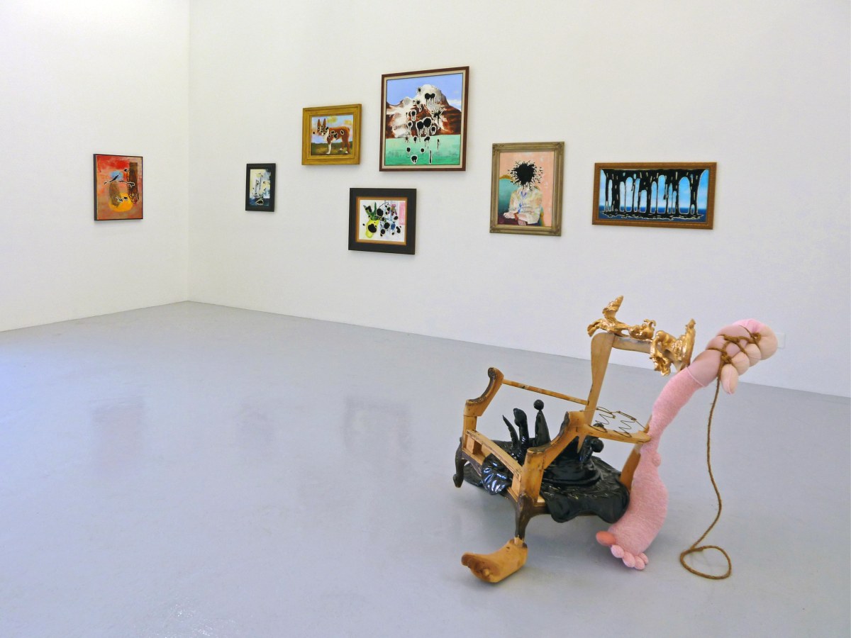 Installation View of we're not here to waste time