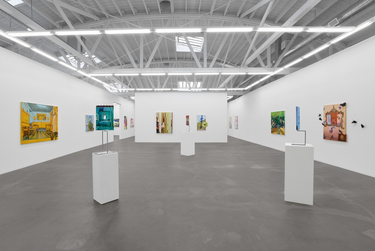 Installation view of LAURA KARETZKY: Liar, Liar, on view April 19 &ndash; May 31, 2025