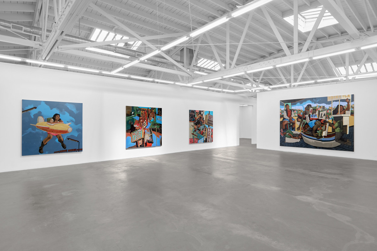 Installation view of HUGO CROSTHWAITE: Ex-voto, on view March 1 &ndash; April 5, 2025